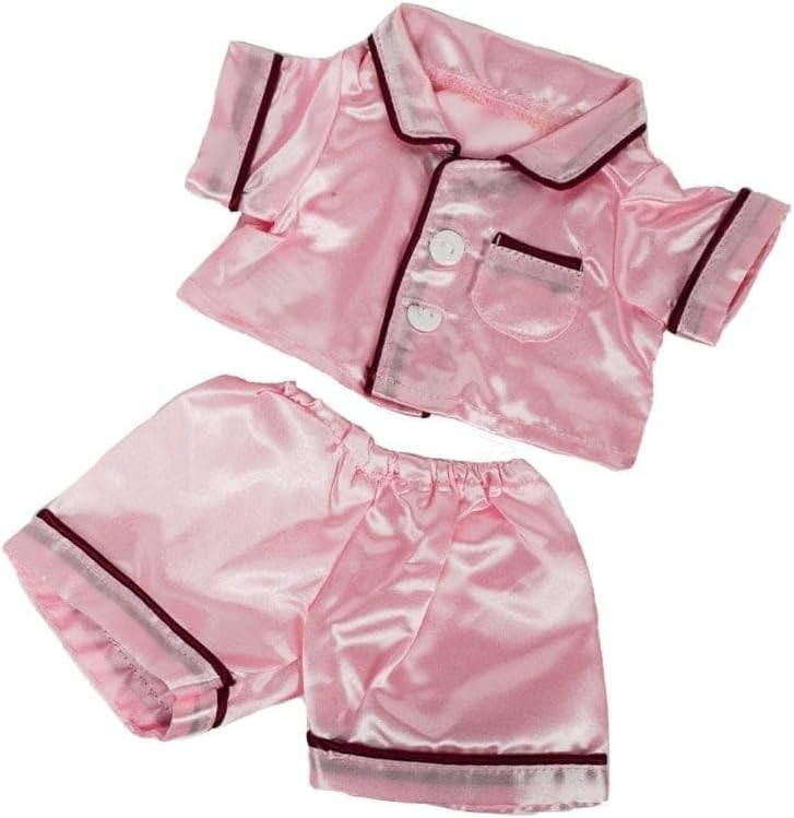 Plush Toys Wonderland Pijamas de satén rosa para animales