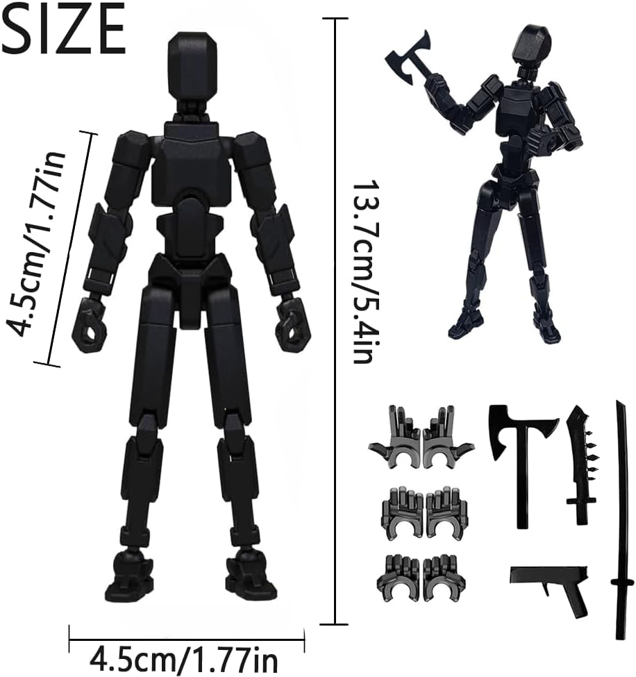 Figura de Acción Titan13 de Dumwick, Figura de Robot Suerte 13, Fig...