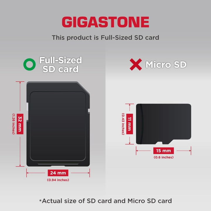 【Recuperación de Datos de 5 Años】Tarjeta SD GIGASTONE de 128GB con...