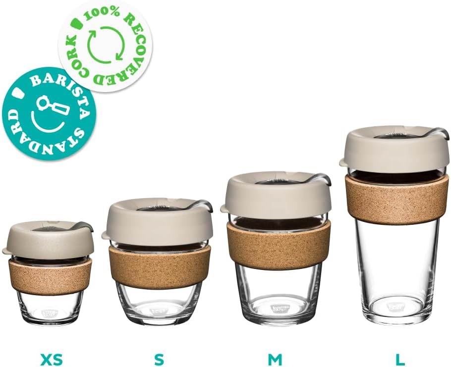 Taza de vidrio para café de KeepCup, reutilizable, Filtro, Filtro (Filter)