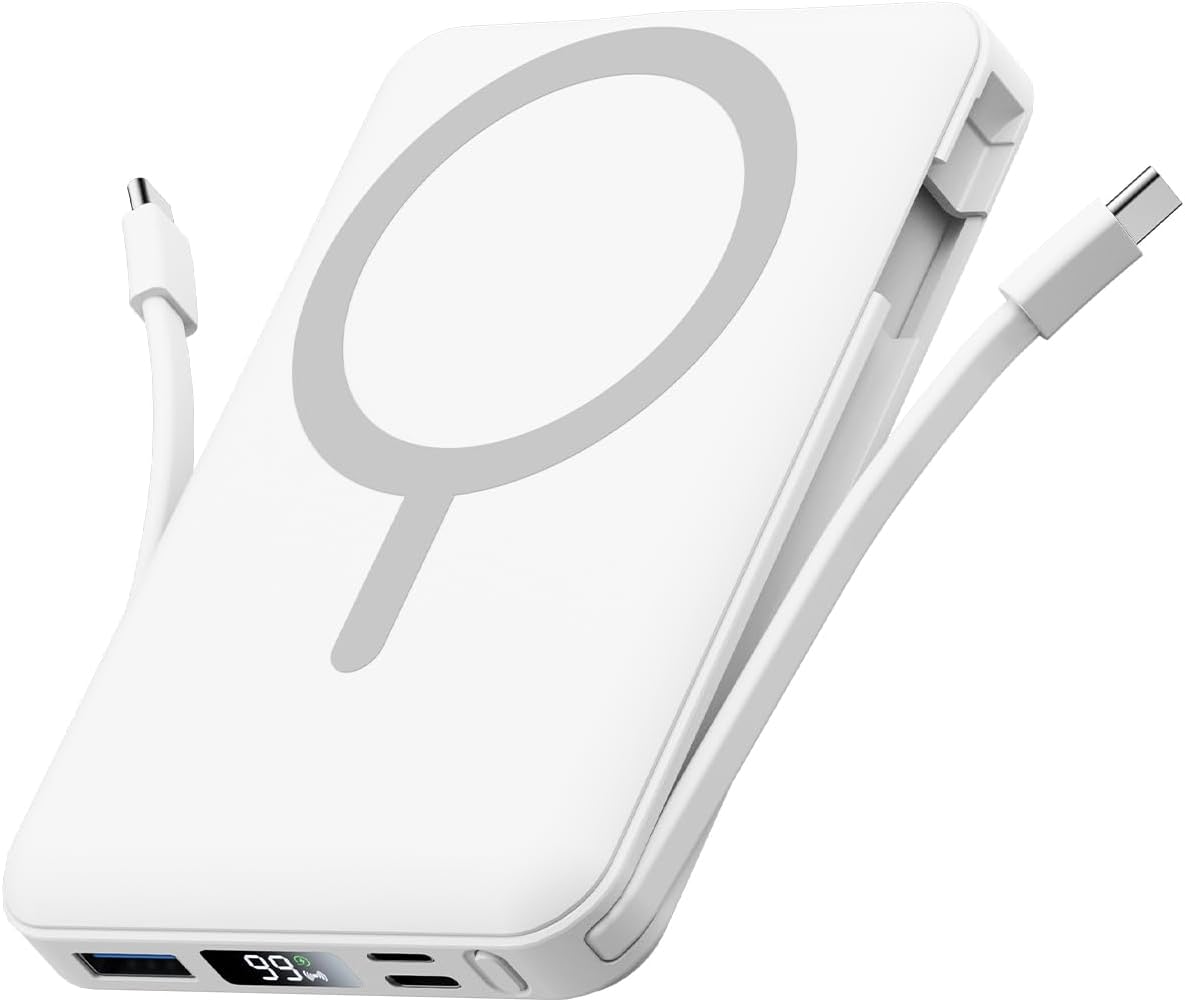 Gawegar para cargador portátil MagSafe, banco de energía magnético...