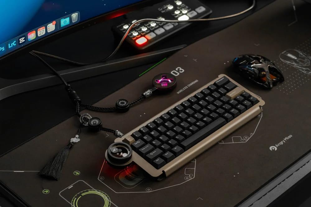 Split Dual 8K Gaming Cable AM Edition (4.6 pies), conexión dual de alta velocidad, baja latencia, compatible con dispositivos USB tipo C, malla duradera negro fantasma