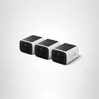 eufy Security SoloCam S220 3-Cam Pack,Solar Security Camera, Paquete de 3 cámaras