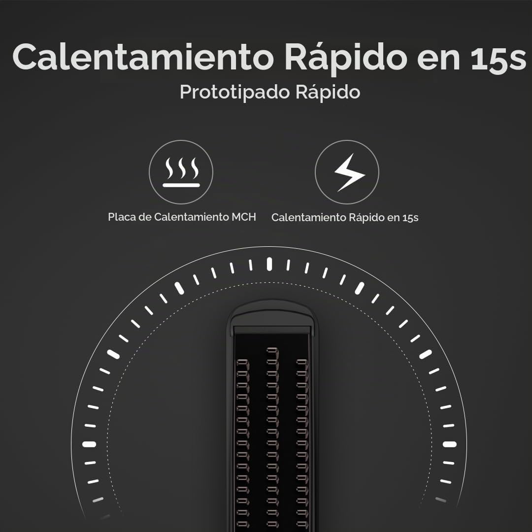 JINRI Plancha plana de 1 pulgada, plancha de pelo con tecnología an...