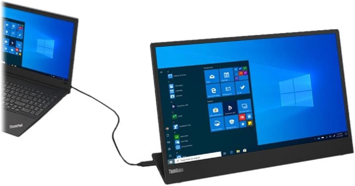 Lenovo ThinkVision M15 - Monitor móvil FHD de 15", color negro