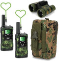 Walkie Talkies para niños, juguetes para niños de 5 años en adelante, juguetes al aire libre, radio de 2 vías, 22 canales, 3 millas de alcance para acampar, cazar, aventura, juego, regalo de
