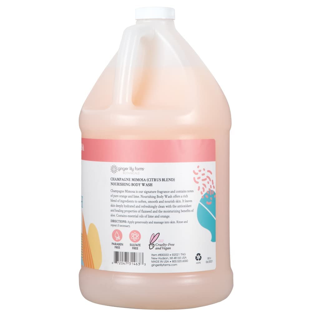 Ginger Lily Farms Botanicals - Jabón corporal nutritivo, Champagne...