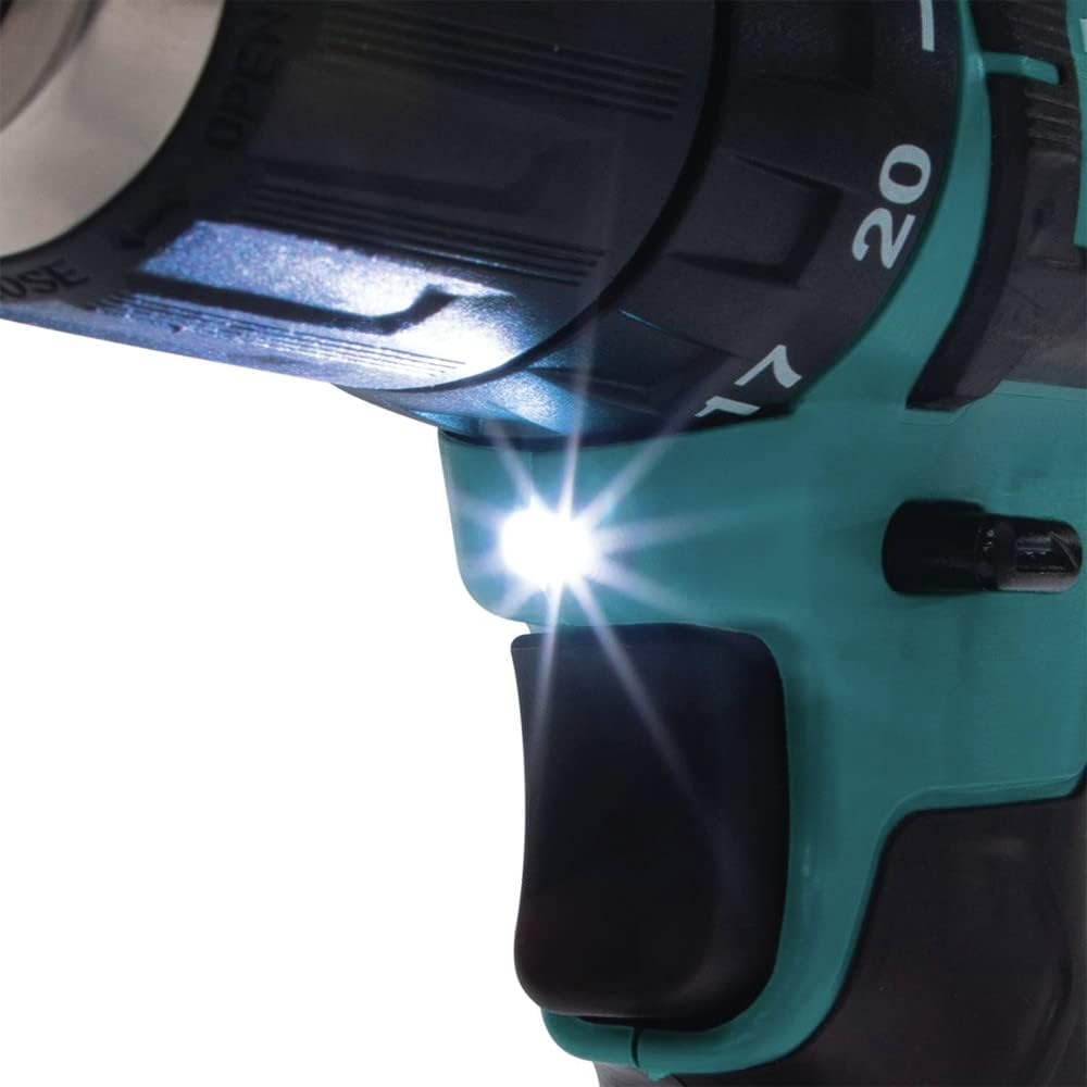 Makita FD09R1 12V max CXT® Kit de taladro-destornillador inalámbrico de iones de litio de 3/8" (2.0Ah)