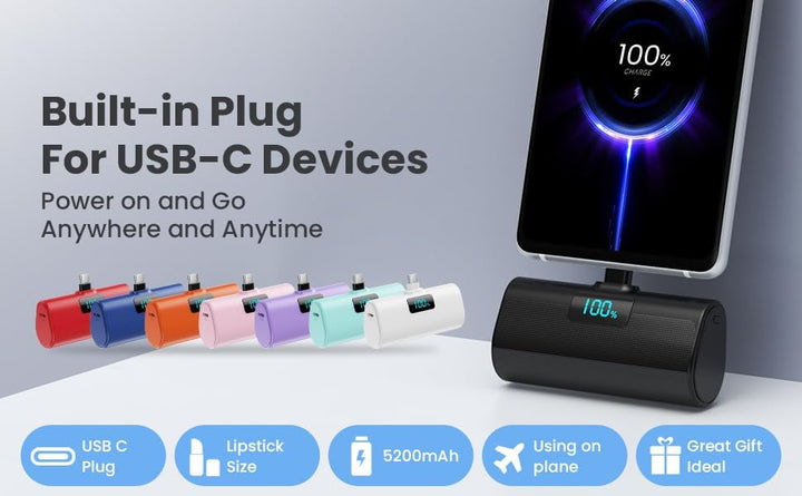 [Paquete de 2] Cargador Portátil para iPhone Serie 17\/16\/15, Banc...