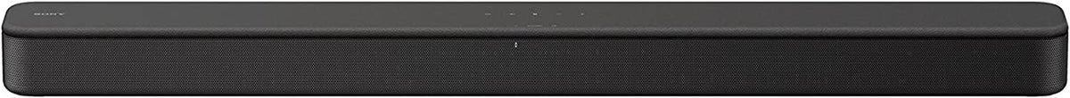 Barra de sonido Sony S100F de 2.0 canales con altavoz Bass Reflex, tweeter integrado y Bluetooth, (HTS100F), fácil instalación, compacta, para uso en oficina en casa con sonido claro, negro