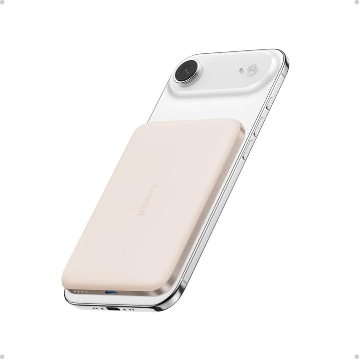 Anker Nano Power Bank, Batería de Carga Magnética Inalámbrica de 5,...