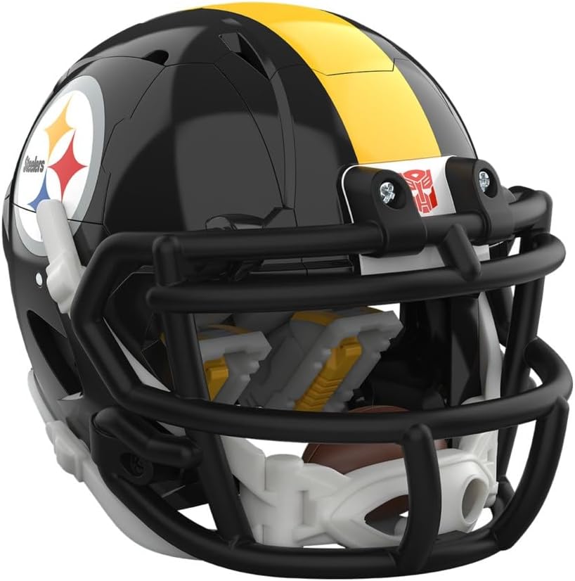 Transformers NFL Pittsburgh Steelers Steelsmash Figura de acción de 5.5 pulgadas