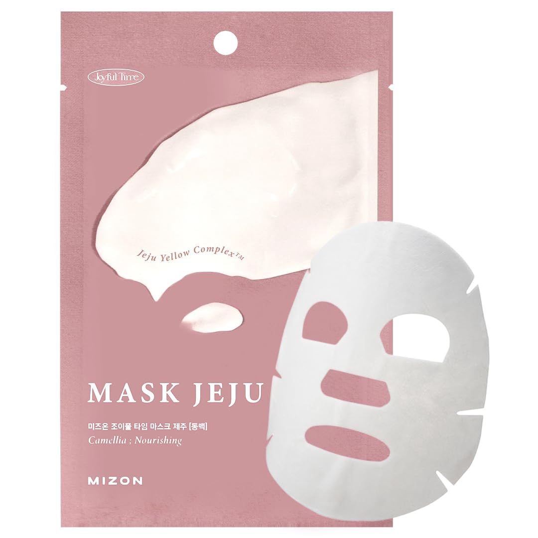 MIZON Joyful Time - Máscara facial de Jeju (aceite de camelia) Kore...