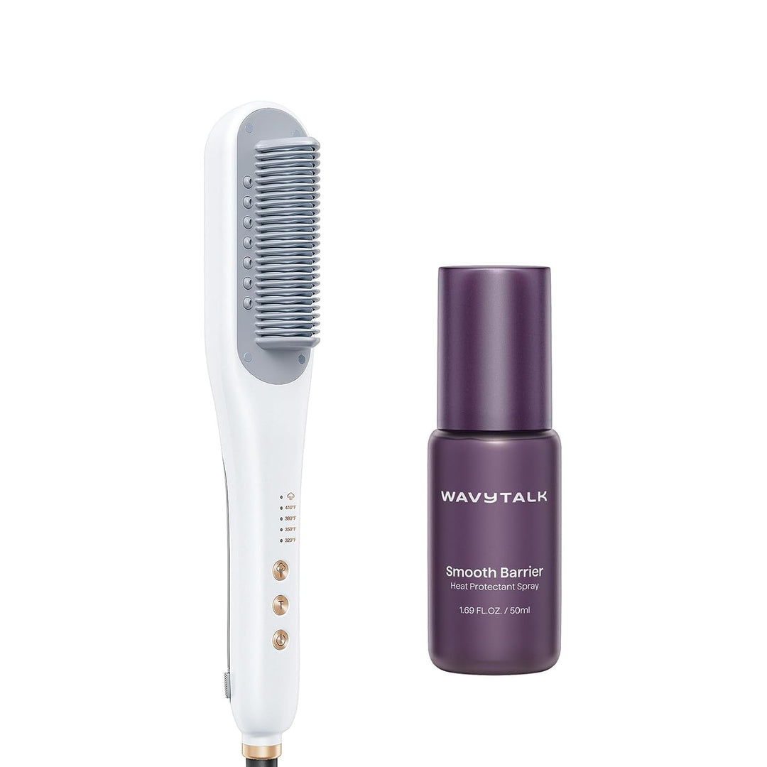 Wavytalk Steamline Pro - Cepillo alisador de vapor y espray protect...