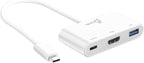 j5create USB tipo C a 4K HDMI y USB-A 3.0 con PD 100W