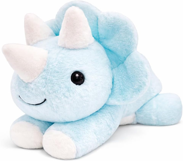 uoozii Animales de peluche con peso de dinosaurio azul de 24 pulgad...