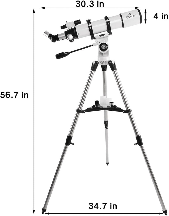 Gskyer, telescopio refractor astronómico AZ de 600x90 mm; telescopi...