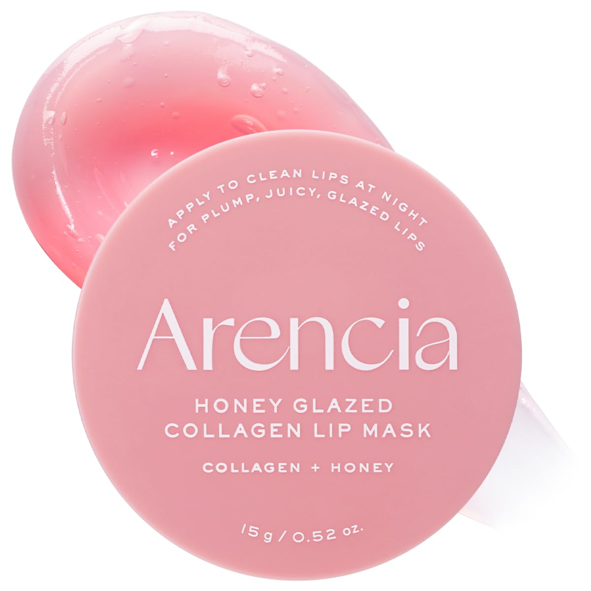 Arencia Honey Glazed - Máscara labial de colágeno glaseado, tratami...