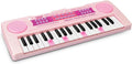 Teclado de piano recargable para niños, 37 teclas con micrófono e
