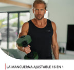 Nuobell - Mancuernas ajustables de 5-80 libras: Reemplazan 16 juegos, ideales para banco de pesas y prensa de gimnasio en casa