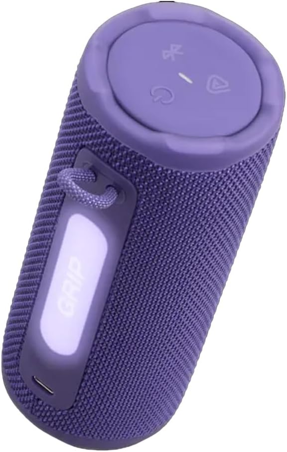 JBL Paquete de altavoz Bluetooth portátil compacto Grip con funda g...