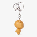 Llavero de figura 3D Milk Mocha – Lindo llavero de vinilo para bolsos, bolsos, bolsas y mochilas, llavero de metal