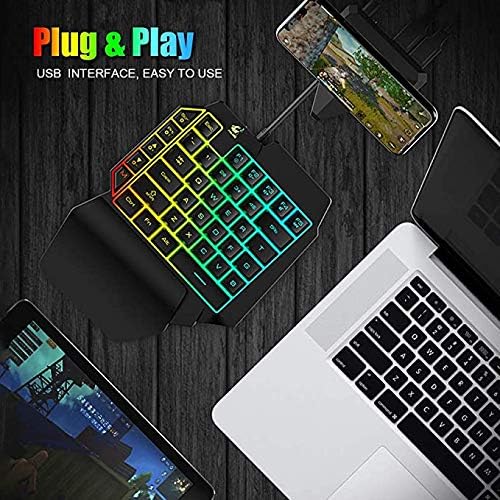FELiCON Combo de teclado y mouse para juegos con una sola