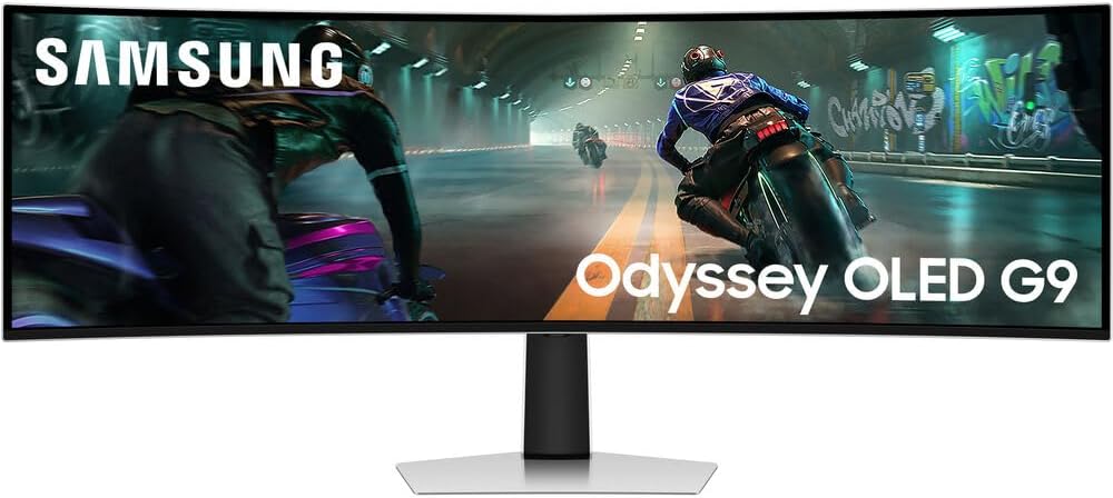Samsung Odyssey G9 Dual QD-OLED G91SD - Paquete de monitor para jue...