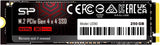 Silicon Power 250GB UD90 NVMe 4.0 Gen4 PCIe M.2 SSD R\/W hasta 5,00...
