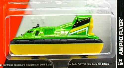 Matchbox 2014 MBX heroico rescate Amphi Flyer 17/120 verde