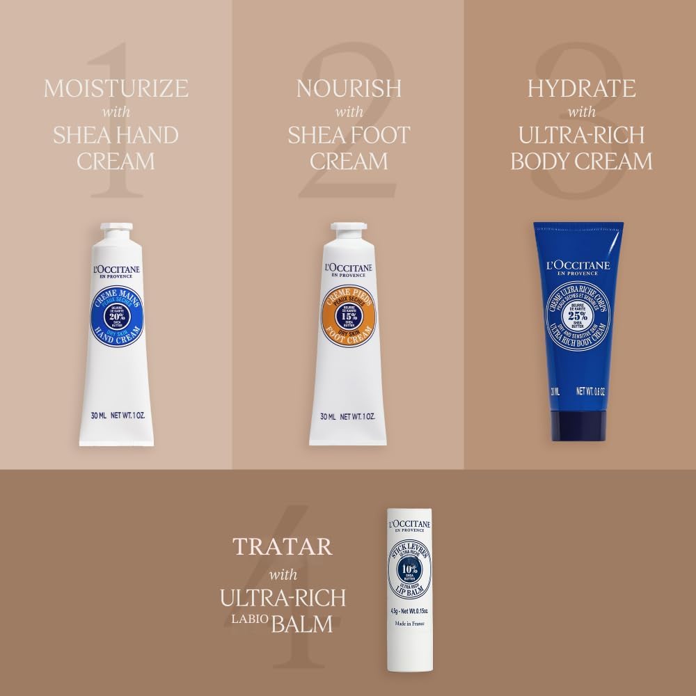 L'OCCITANE Shea All Day - Set de regalo para el cuidado de la p...