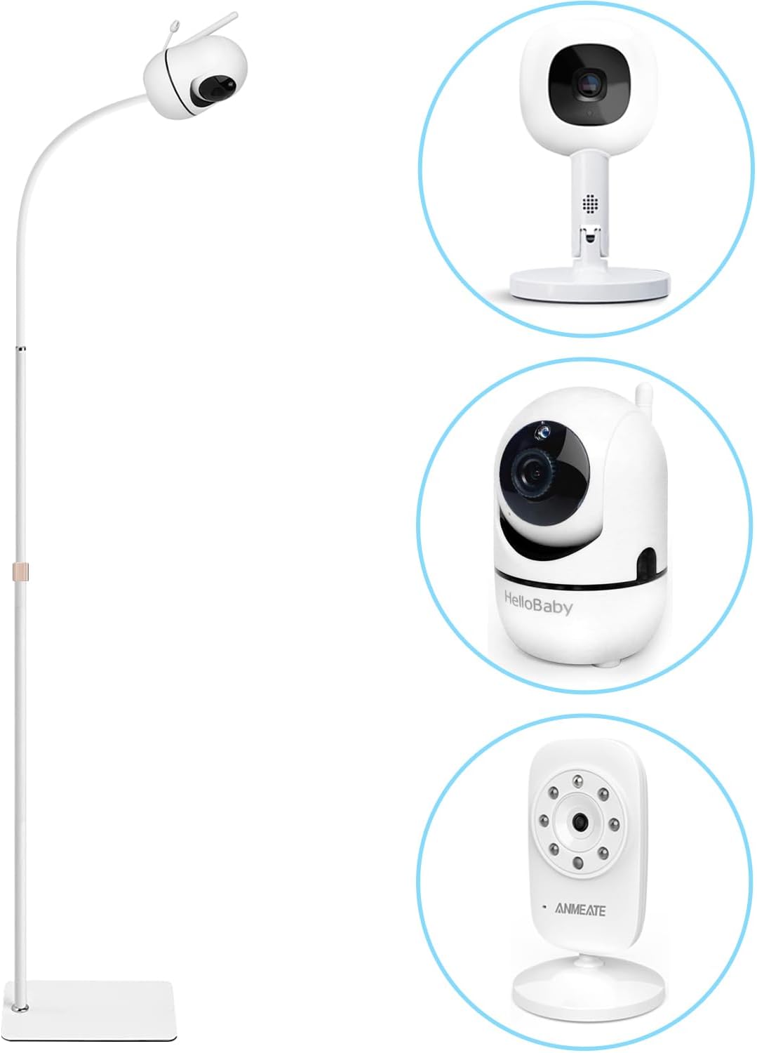 AISVAN Soporte de piso para monitor de bebé de altura