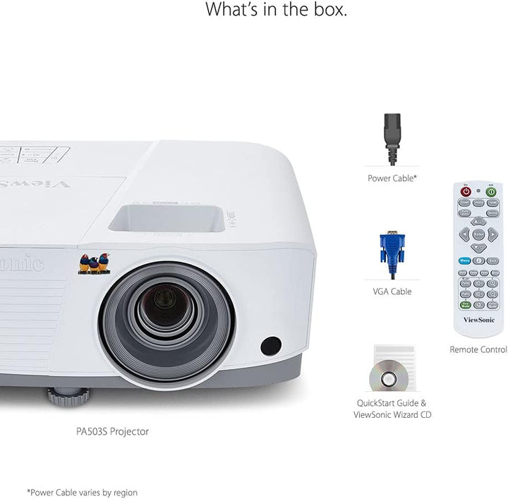 ViewSonic Proyector de corto alcance XGA PS502X de 4000 lúmenes, al...