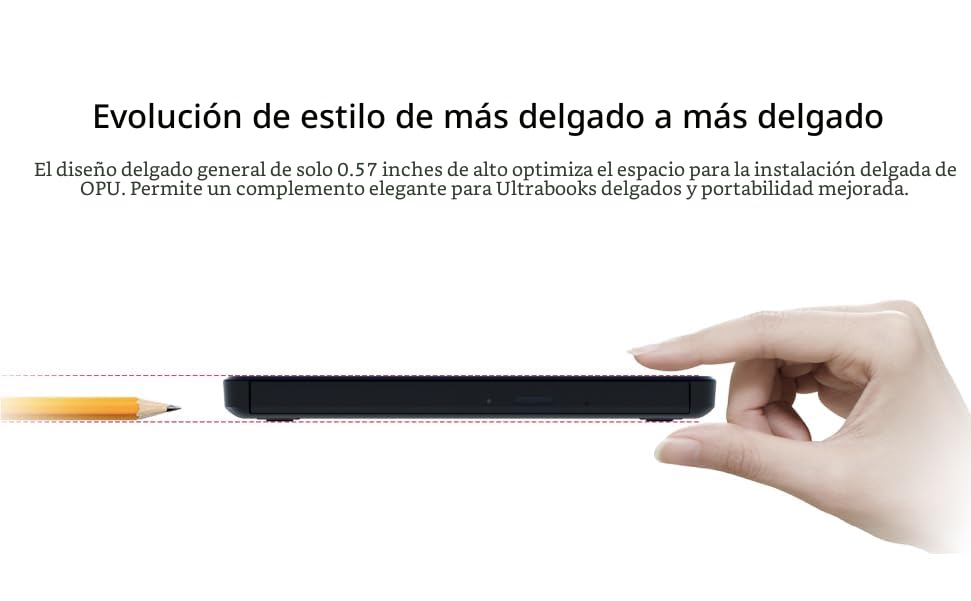 LG GP65NB78 8X USB 2.0 Super Multi Ultra Slim Grabador de DVD Portá...