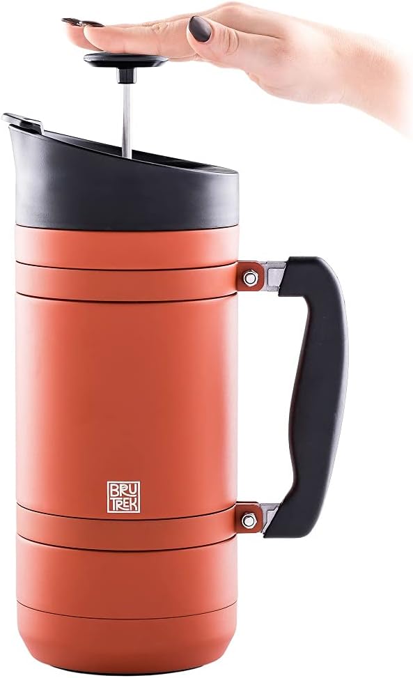 BruTrek de Planetary Design | Prensa francesa BaseCamp | 48 fl.oz - RedRock