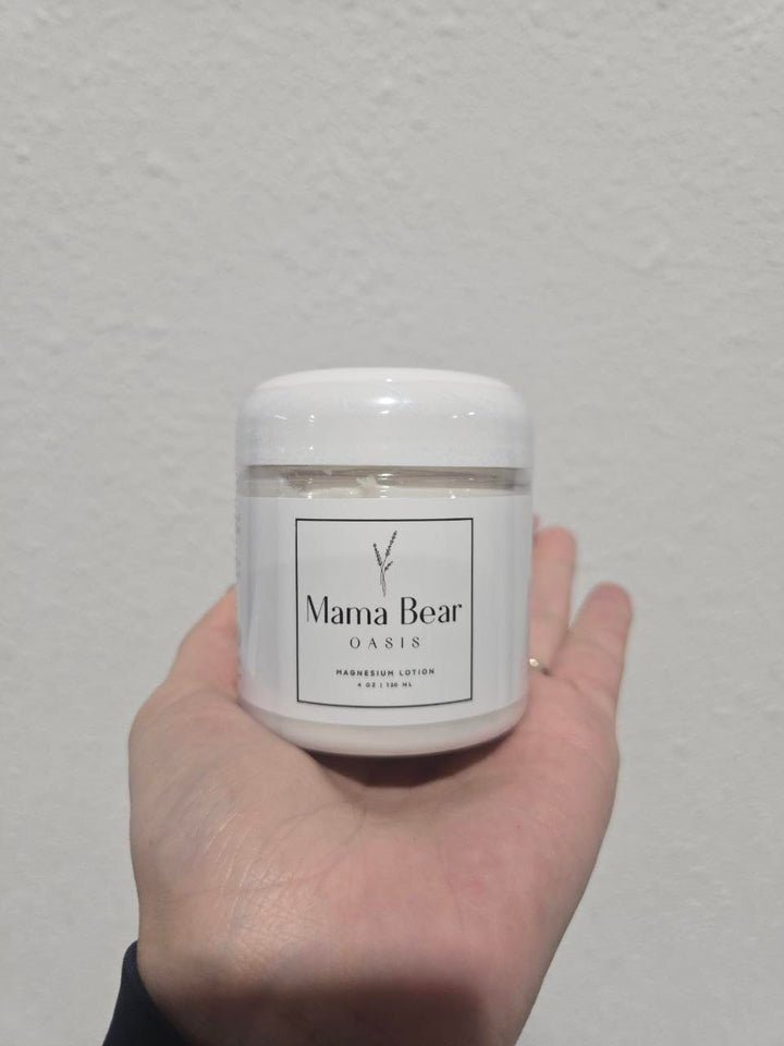 Mama Bear Oasis Loción - Crema de Magnesio - Loción de Magnesio con...