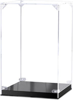 Vitrina de acrílico para figuras de acción, Sin luz LED, 8 x 8 x 12 inches