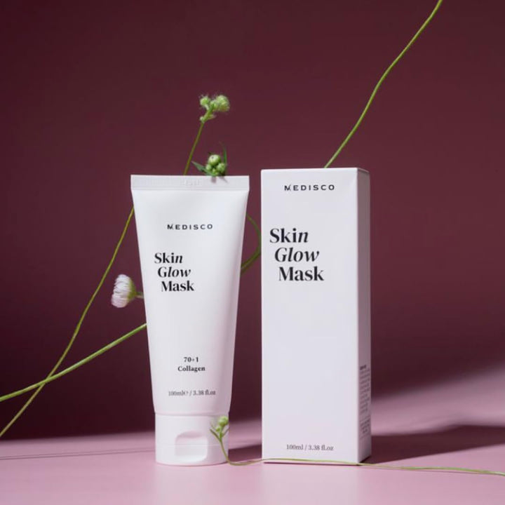 Medisco Skin Glow - Máscara facial con colágeno, cuidado de la piel...