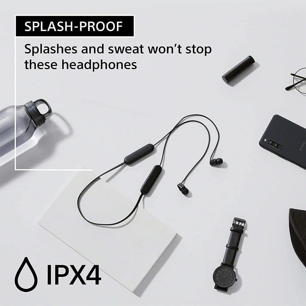 Sony WI-C100 Auriculares inalámbricos con Bluetooth con micrófono i...