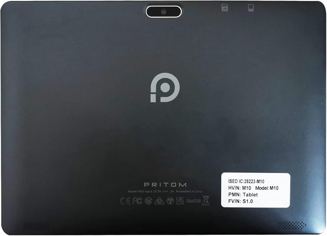 PRITOM Tableta de teléfono Android 13 de 10 pulgadas con ranura SIM...