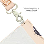 Thread Wallets Cartera con tarjetero de cuero minimalista ultradelgada (blanco hueso)