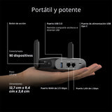 TP-Link BE3600 Wi-Fi 7 Router de viaje portátil TL-WR3602BE | Doble...