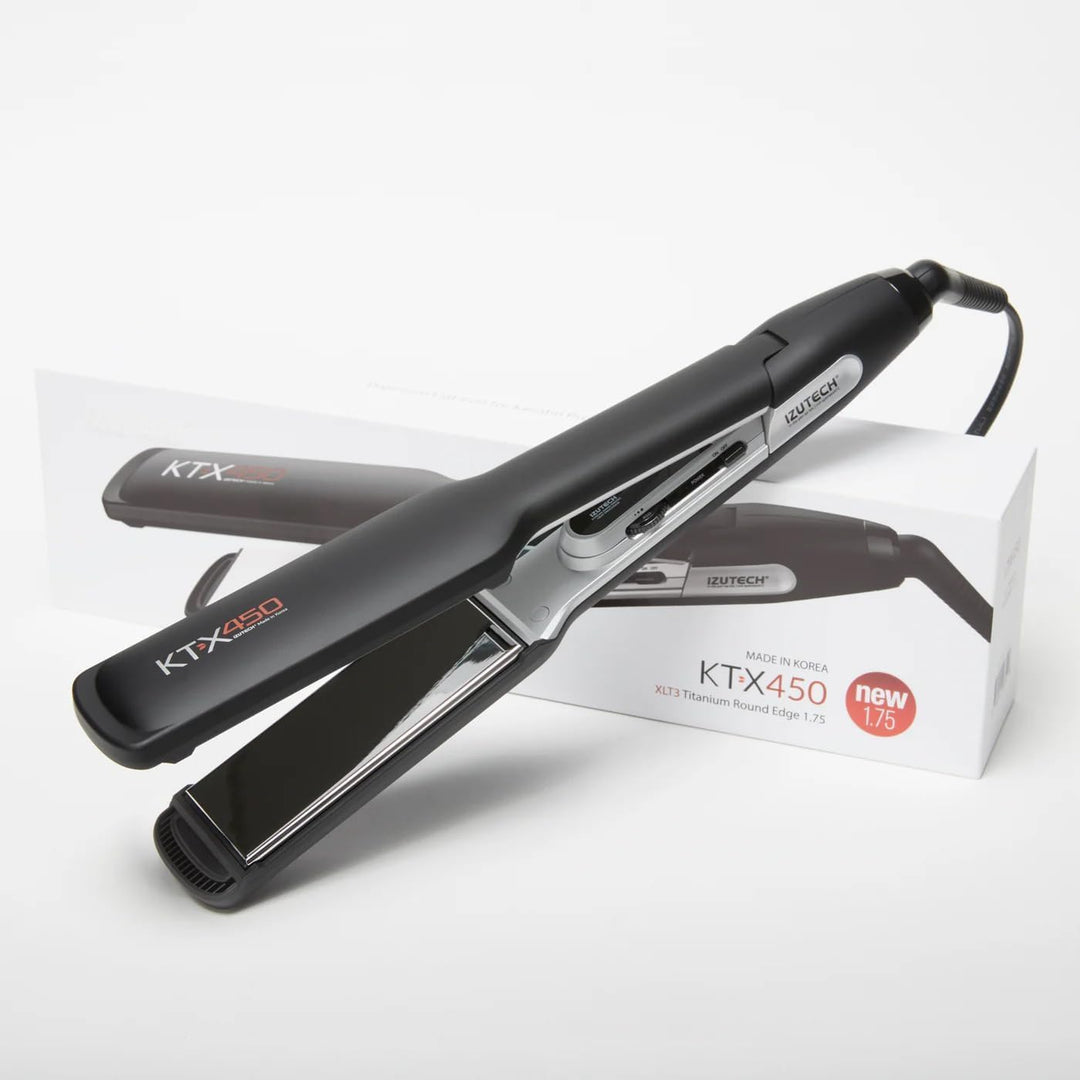 IZUTECH Plancha plana de titanio KTX450 de 1.75 pulgadas, plancha d...