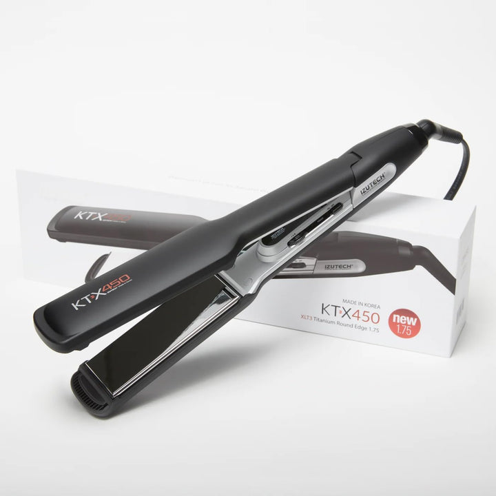 IZUTECH Plancha plana de titanio KTX450 de 1.75 pulgadas, plancha d...