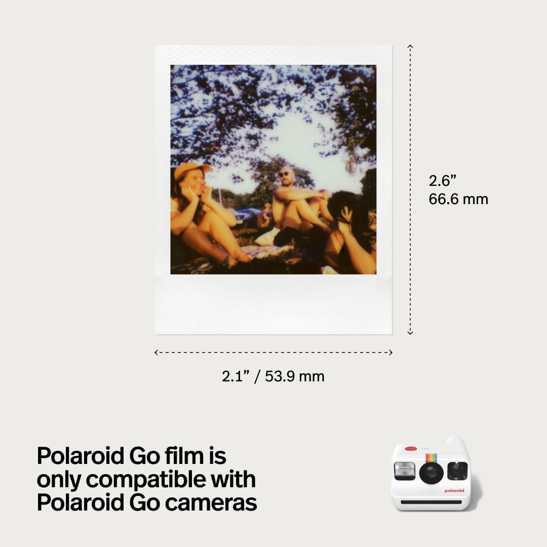 Película de color Polaroid Go - 48 fotos - 3 paquetes dobles de pel...