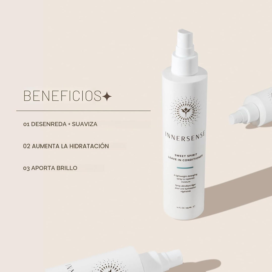 INNERSENSE Organic Beauty - Acondicionador sin enjuague Natural Swe...