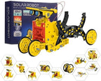 AESGOGO Kits de robot de energía solar STEM 12 en 1, juguetes para niños de 8 a 13 años, kit de construcción de robot educativo científico para niños, juego de experimentos de bricolaje, regalos de cu