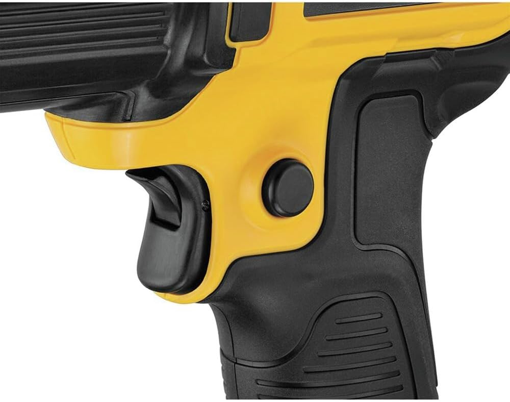 DEWALT Kit de pistola de calor de 20V MAX, inalámbrica, hasta 990 grados, 42 minutos de tiempo de funcionamiento, luz LED, batería y cargador incluidos (DCE530P1)