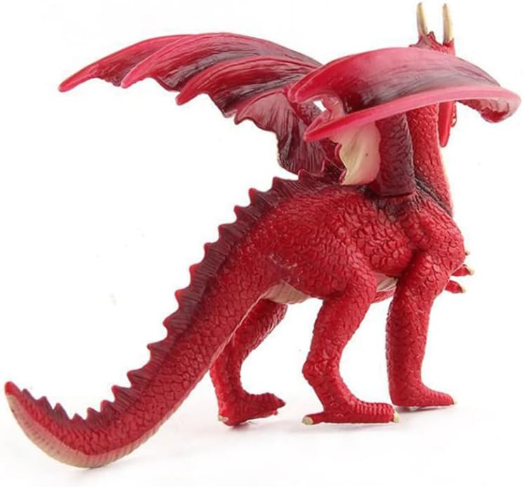 NIDONE Mini dinosaurio juguetes de plástico piedra dragón