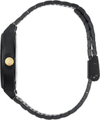 NIXON Time Teller A045 - Reloj analógico de moda para hombre resistente al agua de 100 m (carátula de reloj de 37 mm, correa de acero inoxidable de 19.5 mm-18 mm)